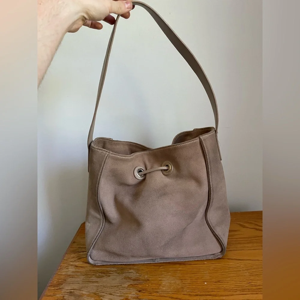 Spartina Tan Suede Harper Hobo Bag